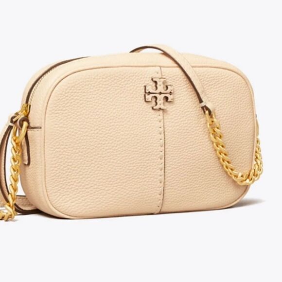 Tory Burch McGraw Camera Bag- Brie - Picture 2 of 11